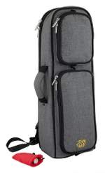Tom & Will trumpet gig bag - Grey with red interior Product Image