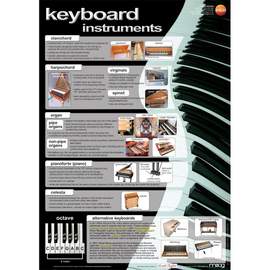 Keyboard instruments educational poster