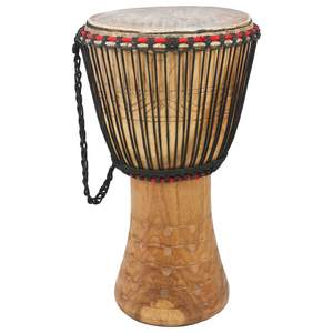 Percussion Plus Honestly Made Ghanaian djembe - rope tuned - 10.5 inch (head)