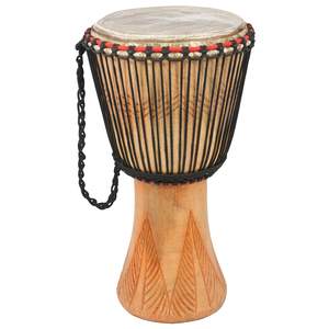 Percussion Plus Honestly Made Ghanaian djembe - rope tuned - 13 inch (head)