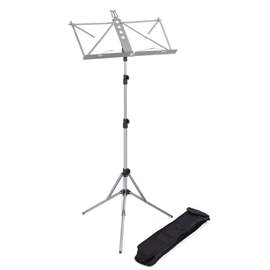 Musisca Scherzo lightweight folding music stand - Silver grey