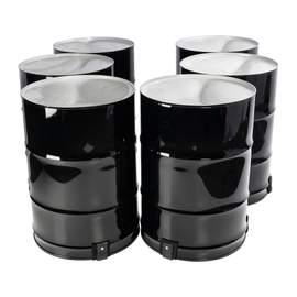Percussion Plus Hammer Series six bass steel pans - painted finish