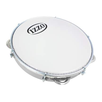 Izzo ABS 10" pandeiro - White