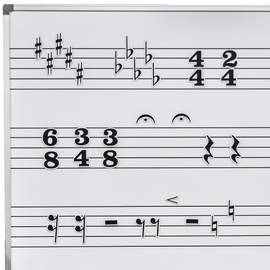 Magnetic symbols 2 - rests, accidentals and time signatures