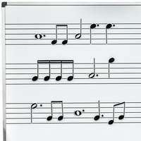 Magnetic symbols 1 - crotchets, quavers and more dotted notes