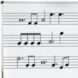 Magnetic symbols 1 - crotchets, quavers and more dotted notes