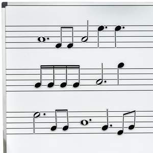 Magnetic symbols 1 - crotchets, quavers and more dotted notes