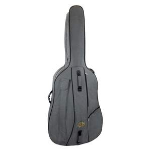 Tom & Will double bass gig bag 3/4 size - Grey with red interior