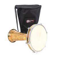 Percussion Plus embossed nickel doumbek - 12''