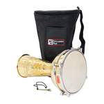 Percussion Plus embossed nickel doumbek - 8" Product Image