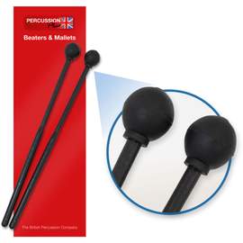 Percussion Plus medium rubber beaters - pair