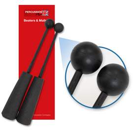 Percussion Plus easy grip soft rubber beaters