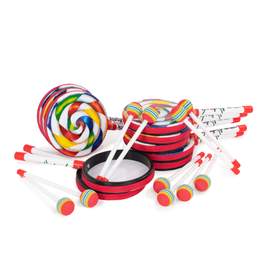 Percussion Plus 6" lollipop drum - pack of 10