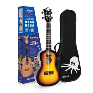 Octopus Academy concert ukulele - Old Violin Burst