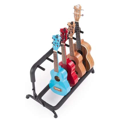 Octopus universal stand for multiple ukuleles - 5 ukuleles
