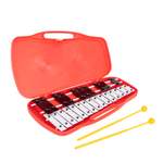 Percussion Plus 25 note chromatic junior glockenspiel - Red Product Image
