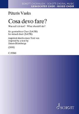 Vasks, P: Cosa devo fare?