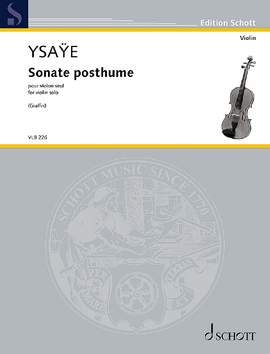 Ysaÿe, E: Sonate posthume op. 27bis