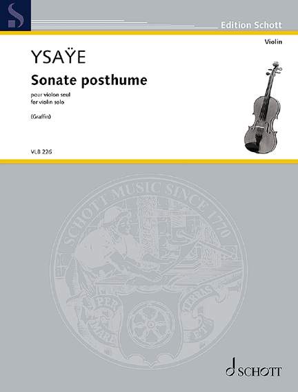 Ysaÿe, E: Sonate posthume op. 27bis