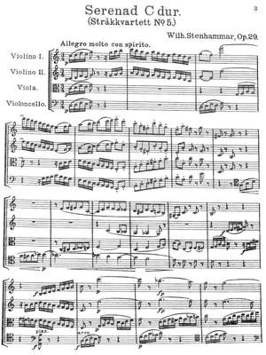 Stenhammar, Wilhelm: Serenad C-Dur (String Quintet Nr. 5)