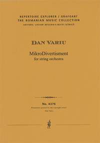 Variu, Dan: MikroDivertisment for string orchestra