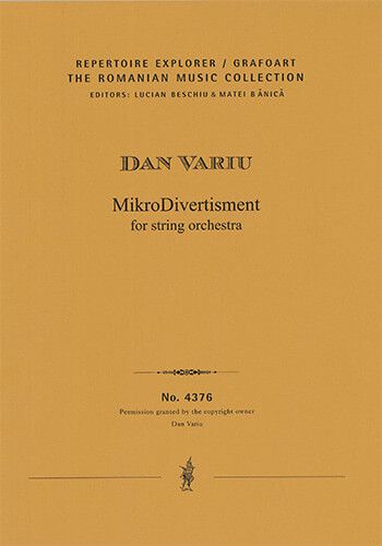 Variu, Dan: MikroDivertisment for string orchestra