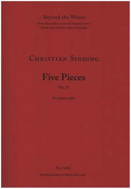 Sinding, Christian: Five Pieces op. 24 for piano solo