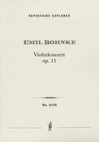 Bohnke, Emil: Violin Concerto Op. 11