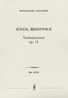 Bohnke, Emil: Violin Concerto Op. 11