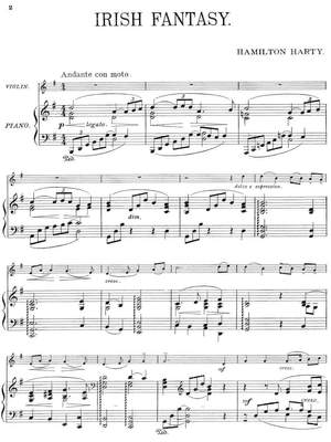 Harty, Hamilton: Irish Fantasy for violin and piano