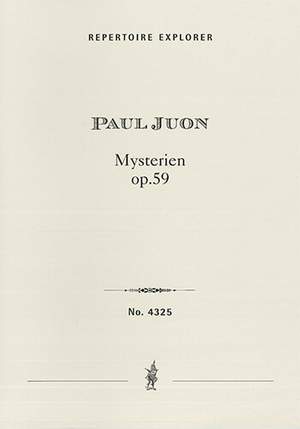 Juon, Paul: Mysterien Op. 59 for cello and orchestra