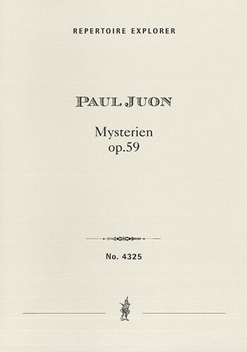 Juon, Paul: Mysterien Op. 59 for cello and orchestra