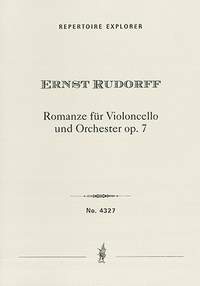 Rudorff, Ernst: Romance for violoncello and orchestra op. 7