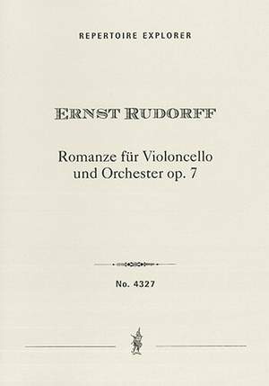 Rudorff, Ernst: Romance for violoncello and orchestra op. 7