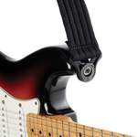 D'Addario Auto Lock Guitar Strap, Black Padded Stripes Product Image