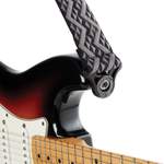 D'Addario Auto Lock Guitar Strap, Black Padded Geometric Product Image