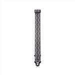 D'Addario Auto Lock Guitar Strap, Black Padded Geometric Product Image