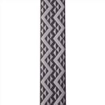 D'Addario Auto Lock Guitar Strap, Black Padded Geometric Product Image