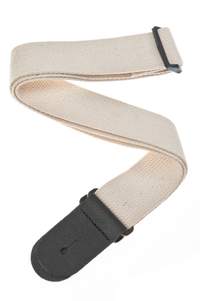 D'Addario Cotton Guitar Strap, Natural