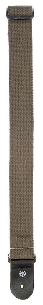 D'Addario Cotton Guitar Strap, Army Product Image