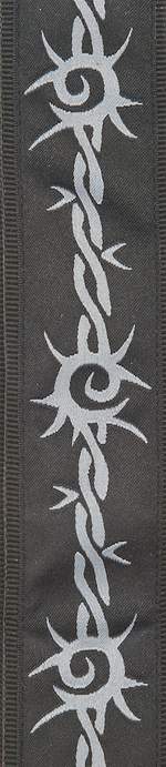 D'Addario Planet Lock Guitar Strap, Barbed Wire Product Image