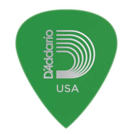 D'Addario Duralin Precision Guitar Picks, Medium, 25 pack