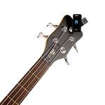 D'Addario Eclipse Headstock Guitar Tuner, Black Product Image