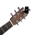 D'Addario Eclipse Headstock Tuner, Black Product Image