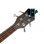 D'Addario Eclipse Headstock Guitar Tuner, Blue Product Image
