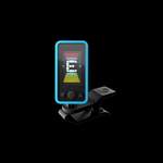 D'Addario Eclipse Headstock Guitar Tuner, Blue Product Image