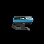 D'Addario Eclipse Headstock Guitar Tuner, Blue Product Image