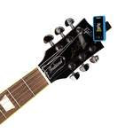 D'Addario Eclipse Headstock Guitar Tuner, Blue Product Image