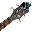 D'Addario Eclipse Headstock Guitar Tuner, Blue Product Image