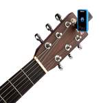 D'Addario Eclipse Headstock Guitar Tuner, Blue Product Image